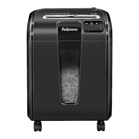 Fellowes POWERSHRED 84Ci User manual