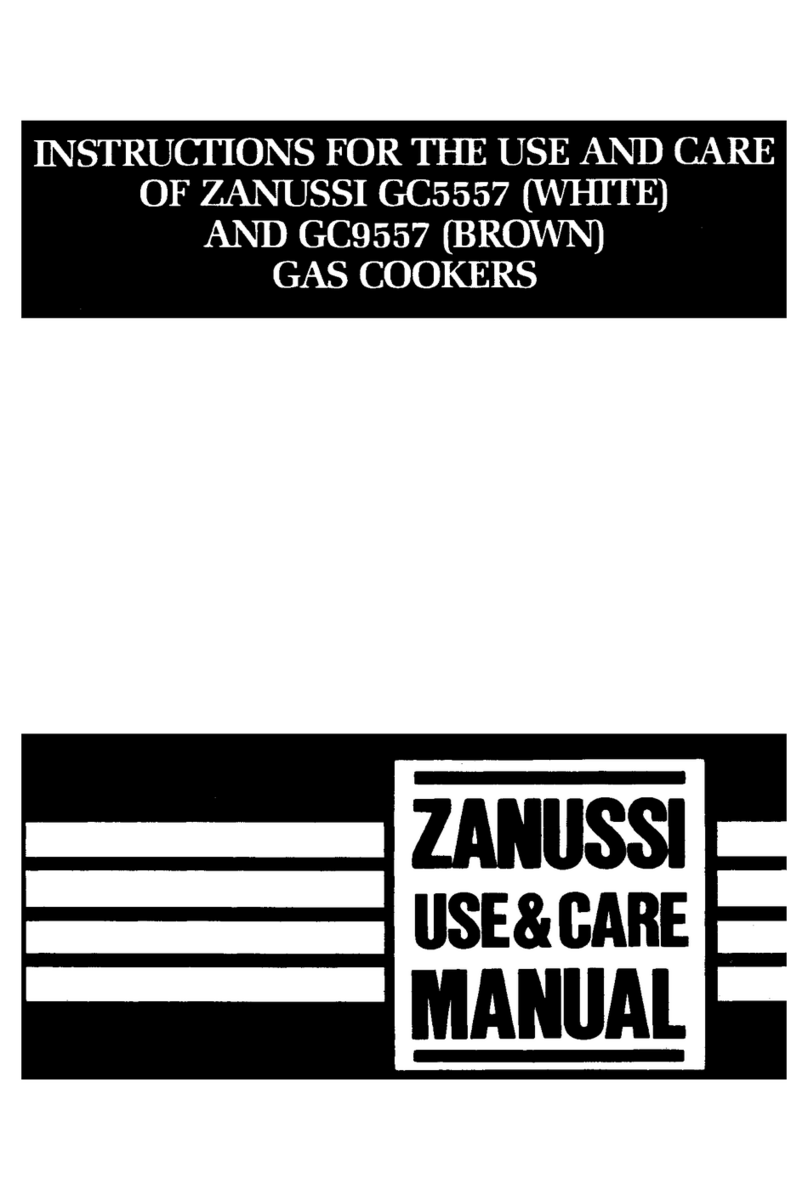 Zanussi GC5557 Instructions for use and care