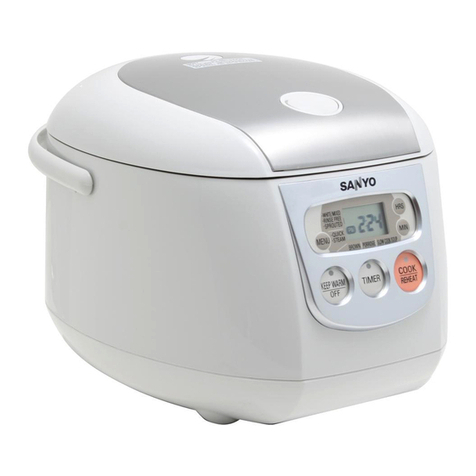 Sanyo ECJ-D55S - 5.5 Cup MICOM Rice Cooker instruction manual