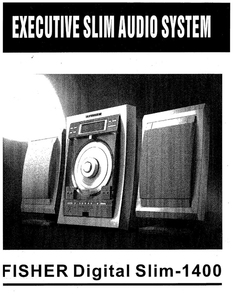 Fisher digital slim -1400 instruction manual