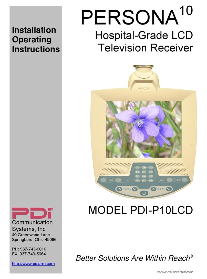 PDi PDI-P10LCD Manual