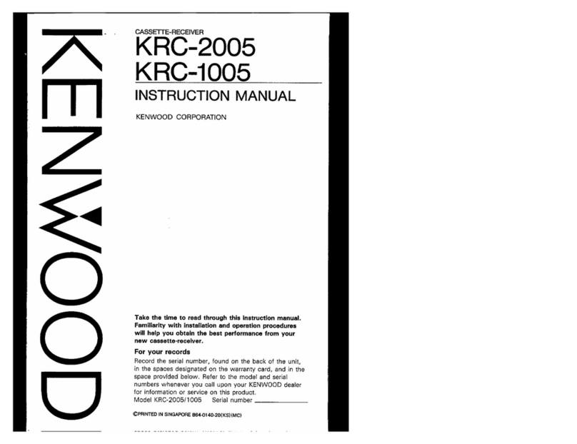 Kenwood KRC-2005 instruction manual