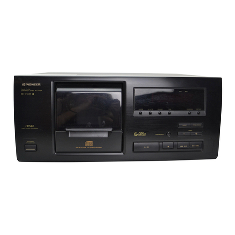 Pioneer PD-F605 User manual