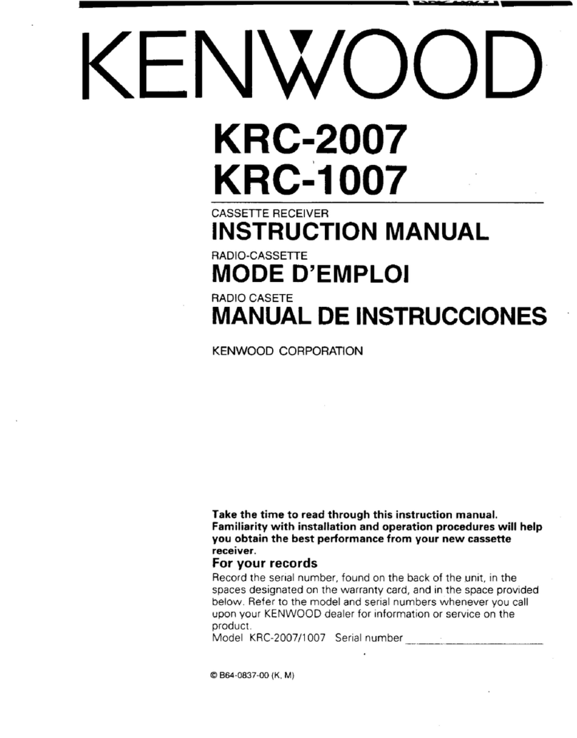 Kenwood KRC-2007 instruction manual