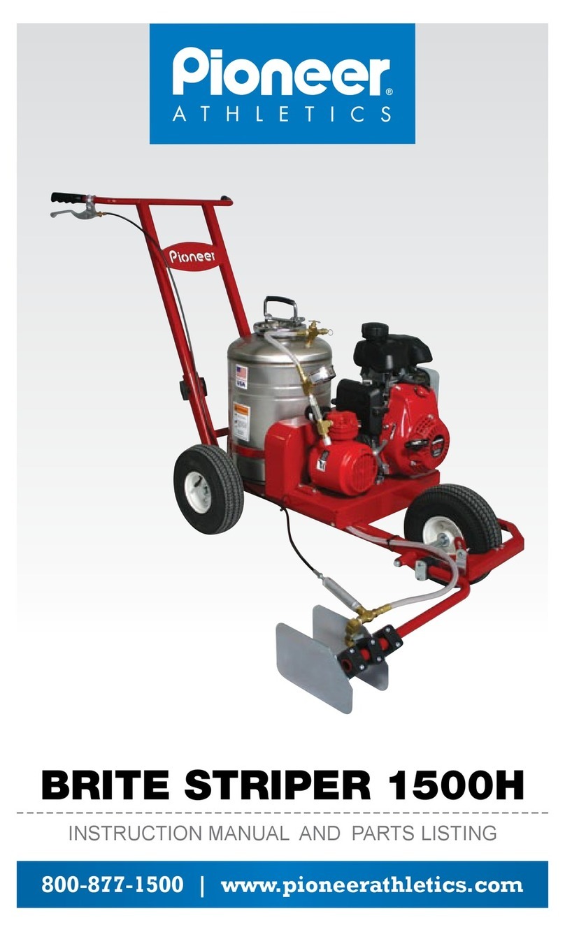 Pioneer Athletics 1500H Instruction manual and parts listing