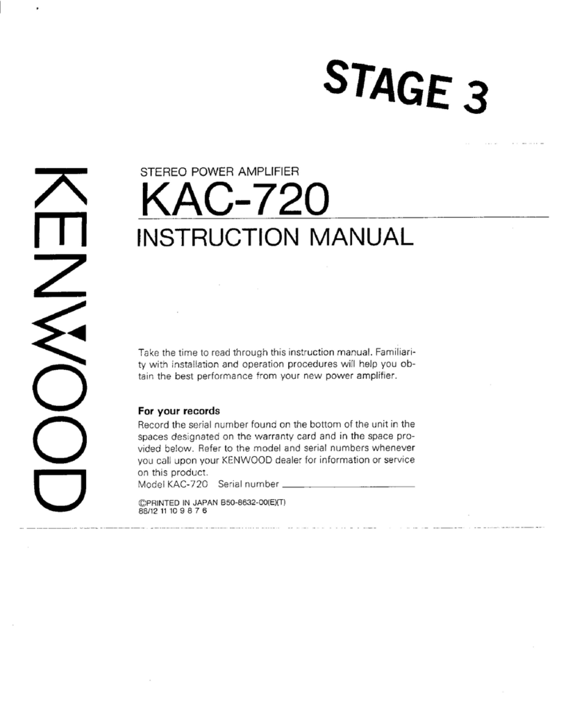 Kenwood KAC-720 instruction manual