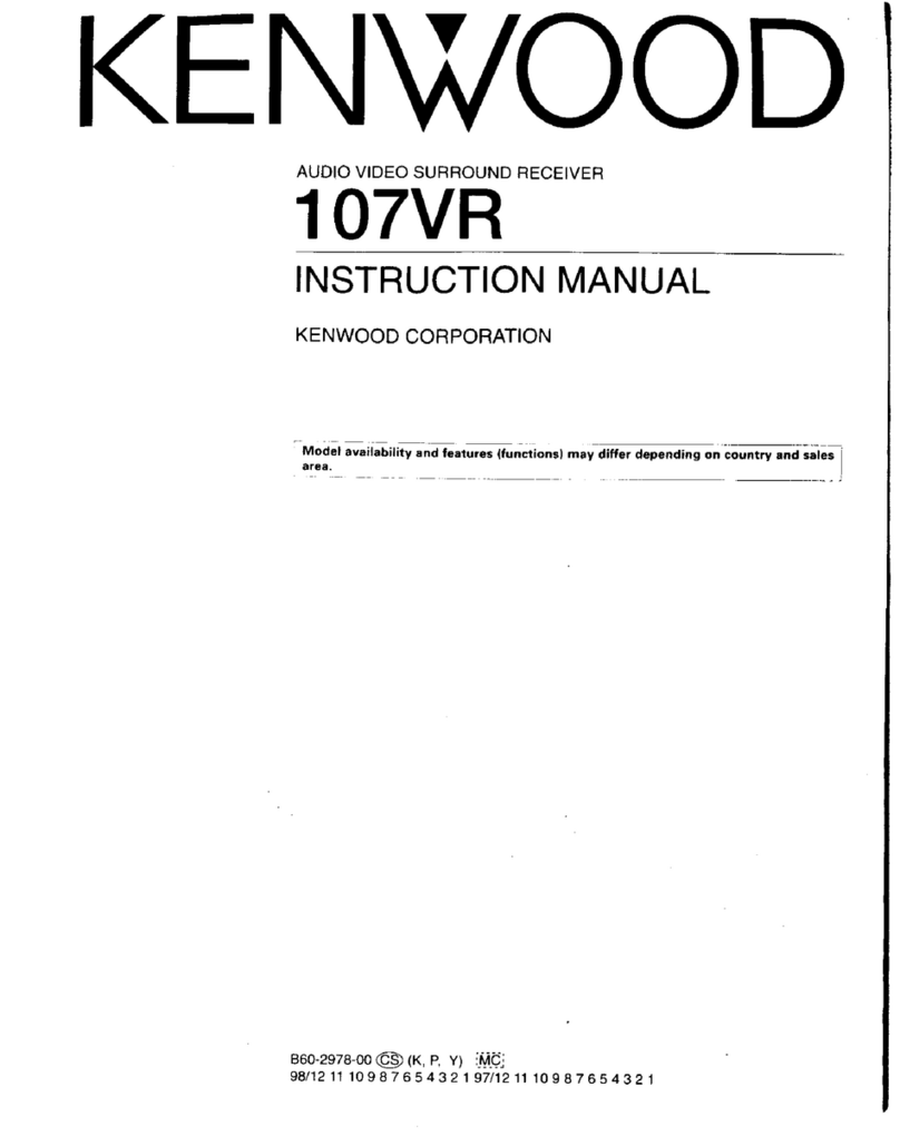 Kenwood 107VR User manual
