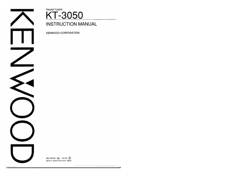 Kenwood KT-3050 User manual