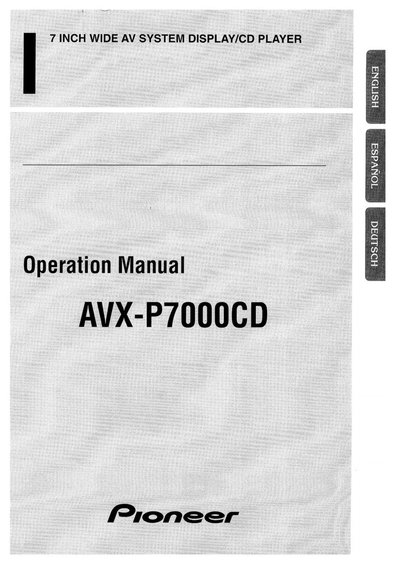 Pioneer AVX-P7000CD UC operating manual