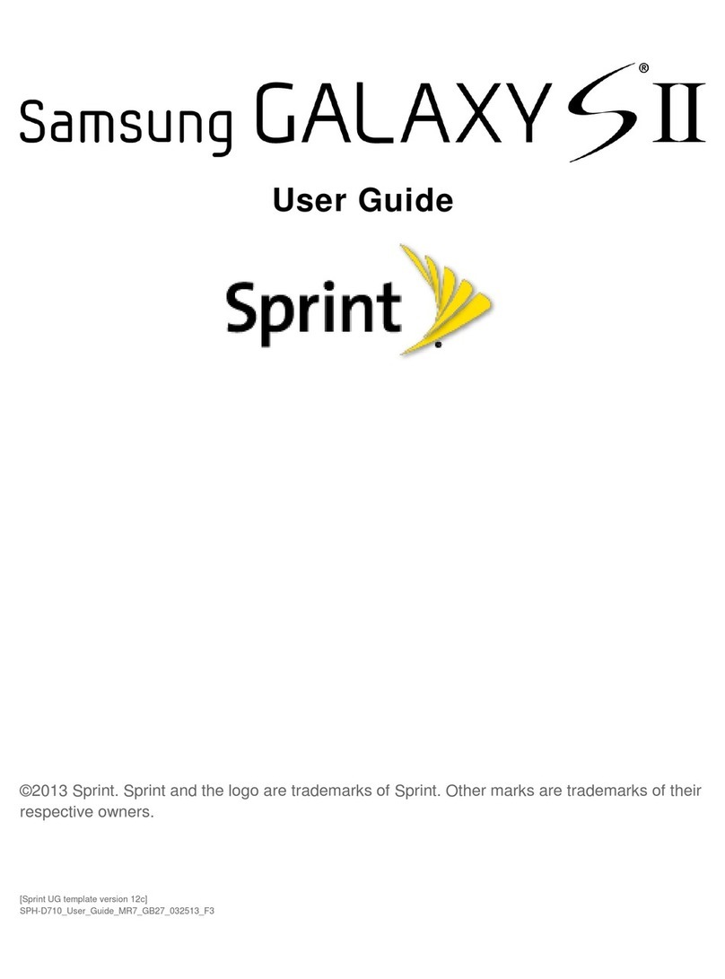 Samsung Galaxy SII Sprint User manual