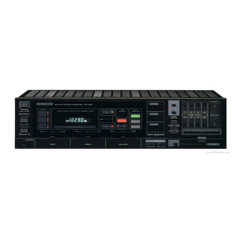 Kenwood KR-A50 instruction manual
