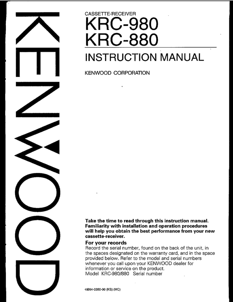 Kenwood KRC-980 instruction manual