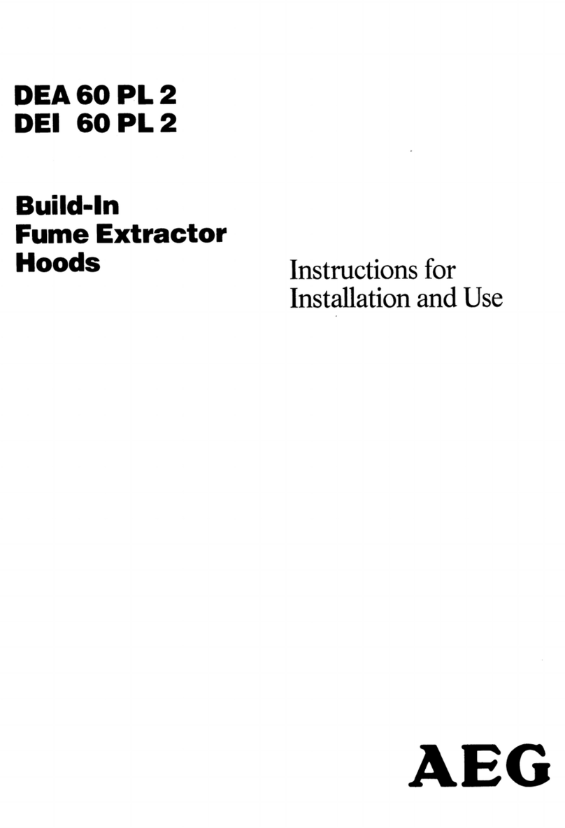 AEG DEI 60 PL 2 Instructions for installation and use