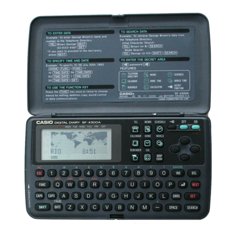 Casio SF-4300A User manual