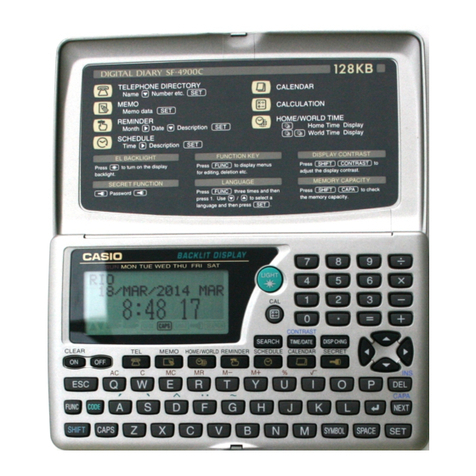 Casio SF-4700C User manual Casio SF-4700C User manual