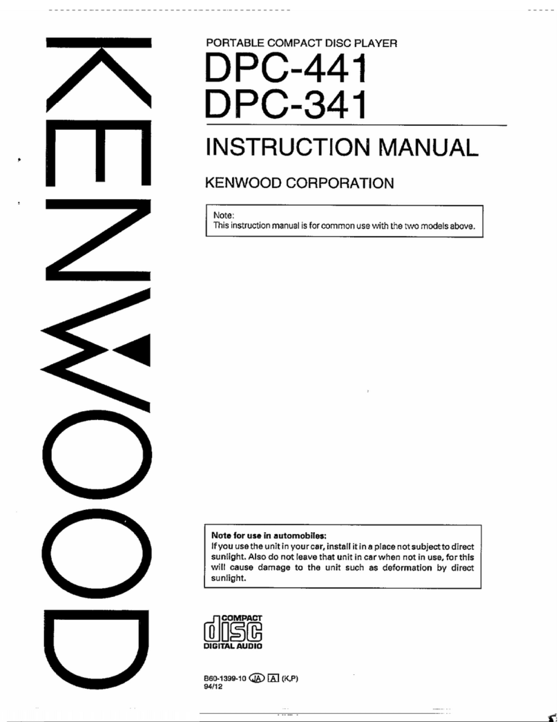 Kenwood DPC-441 User manual