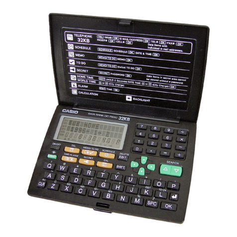 Casio DC-7800 User manual