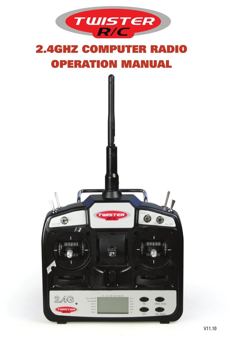 Twister R/C Operation manual