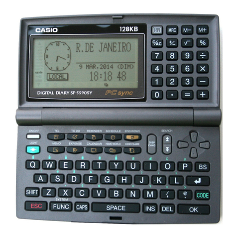 Casio SF-5590SY User manual Casio SF-5590SY User manual