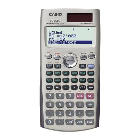 Casio FC-200 owner's manual