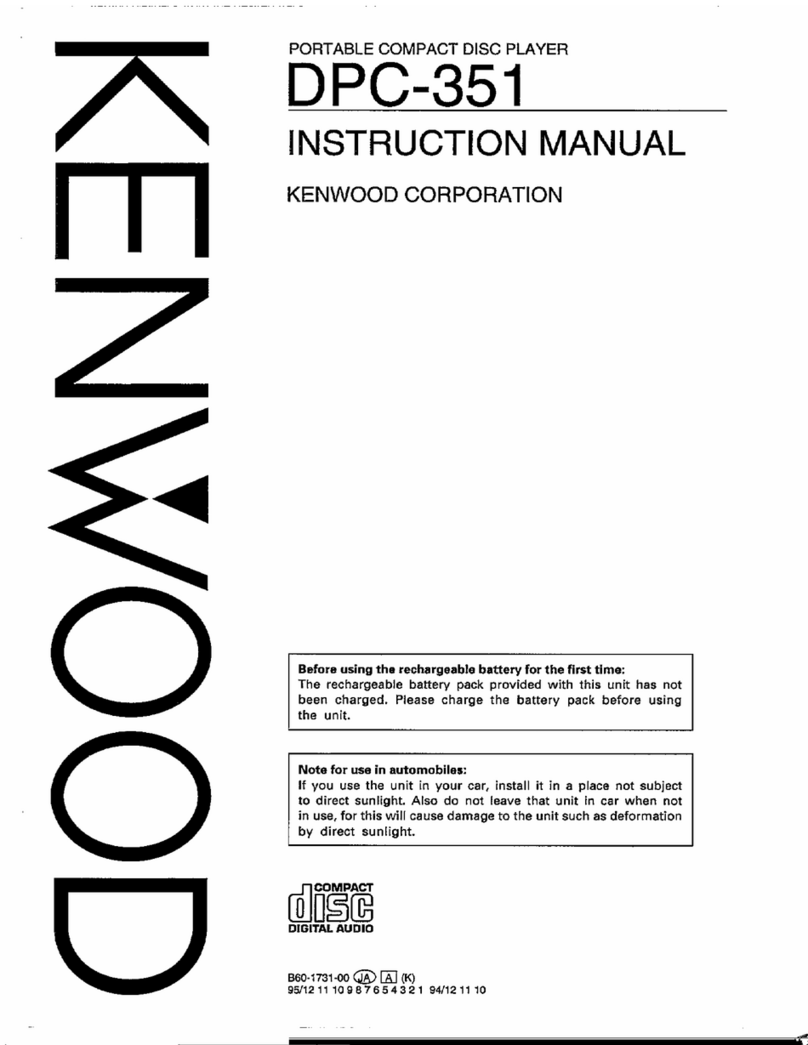 Kenwood DPC-351 User manual