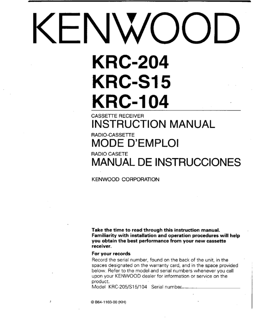 Kenwood KRC-204 instruction manual