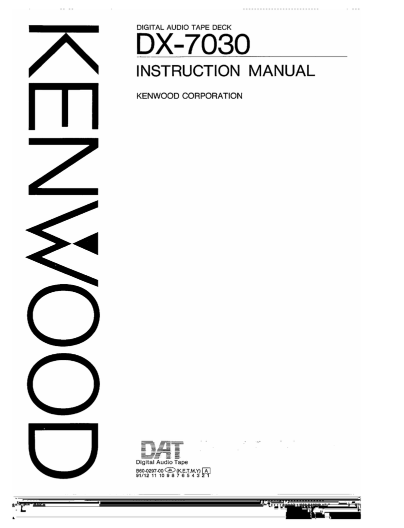 Kenwood DX-7030 User manual