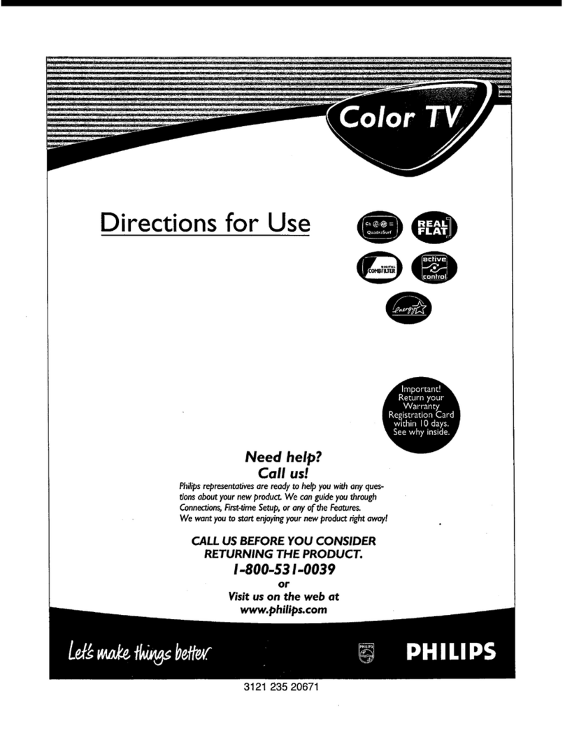 Philips Color TV Manual Philips Color TV Manual