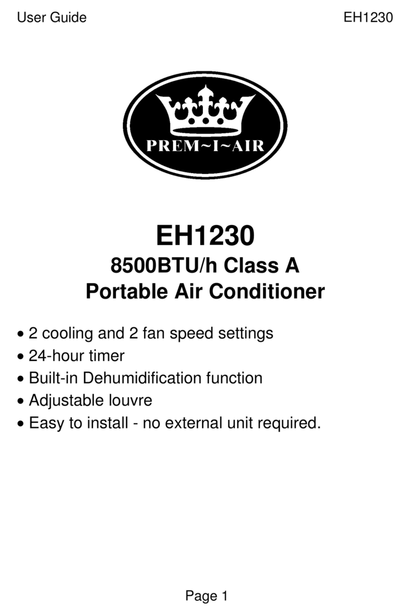 Pream-I-Air EH1230 User manual