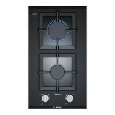 Bosch Cooker Hob instruction manual