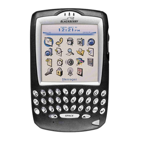 Blackbe;rry 7730 User manual