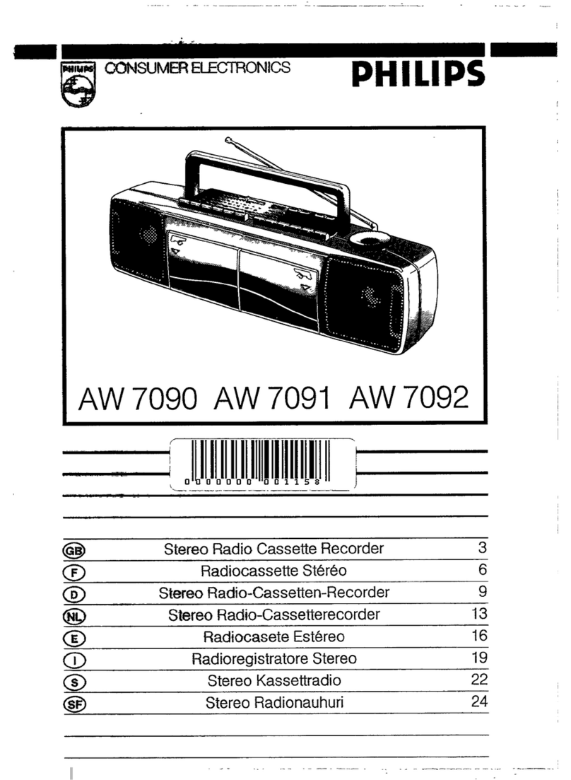Philips AW7090 user guide