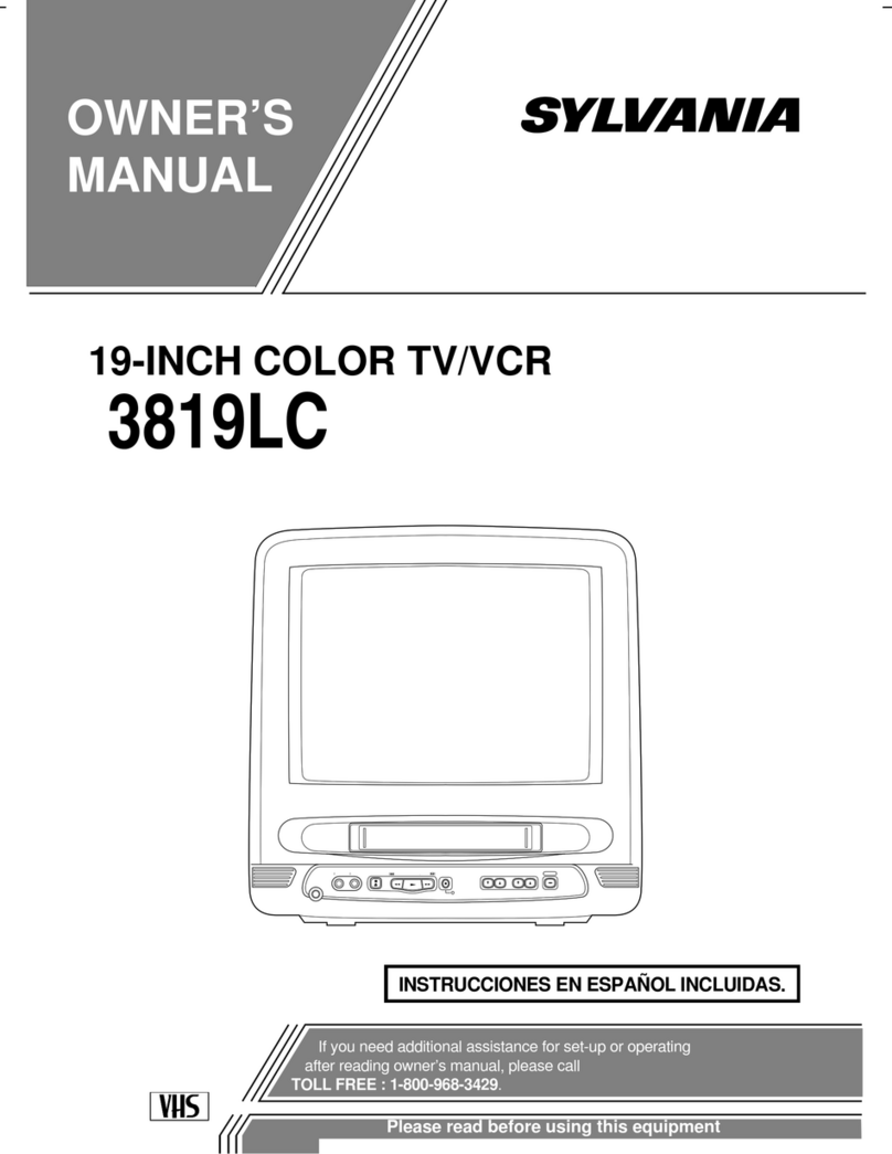 Sylvania 3819LC User manual