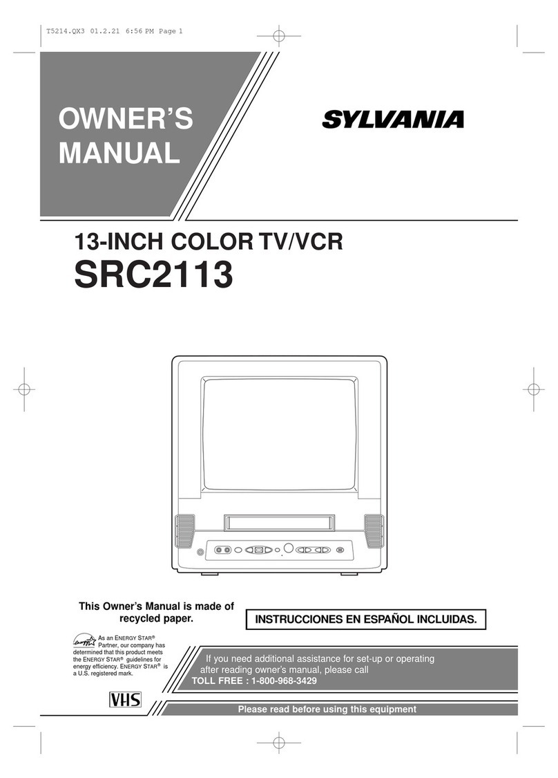 Sylvania SRC2113 User manual