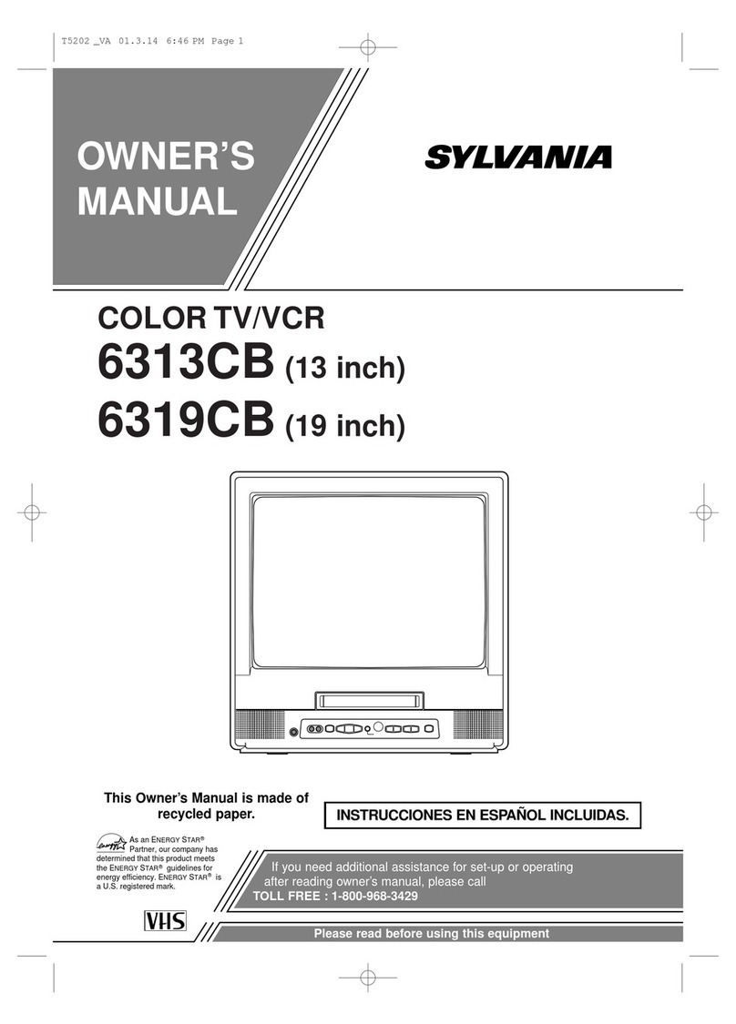 Sylvania Sylvania 6313CB owner's manual