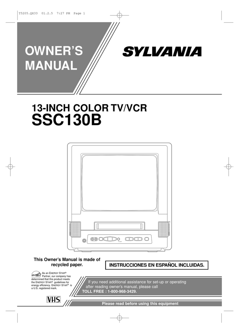 Sylvania SSC130B User manual Sylvania SSC130B User manual