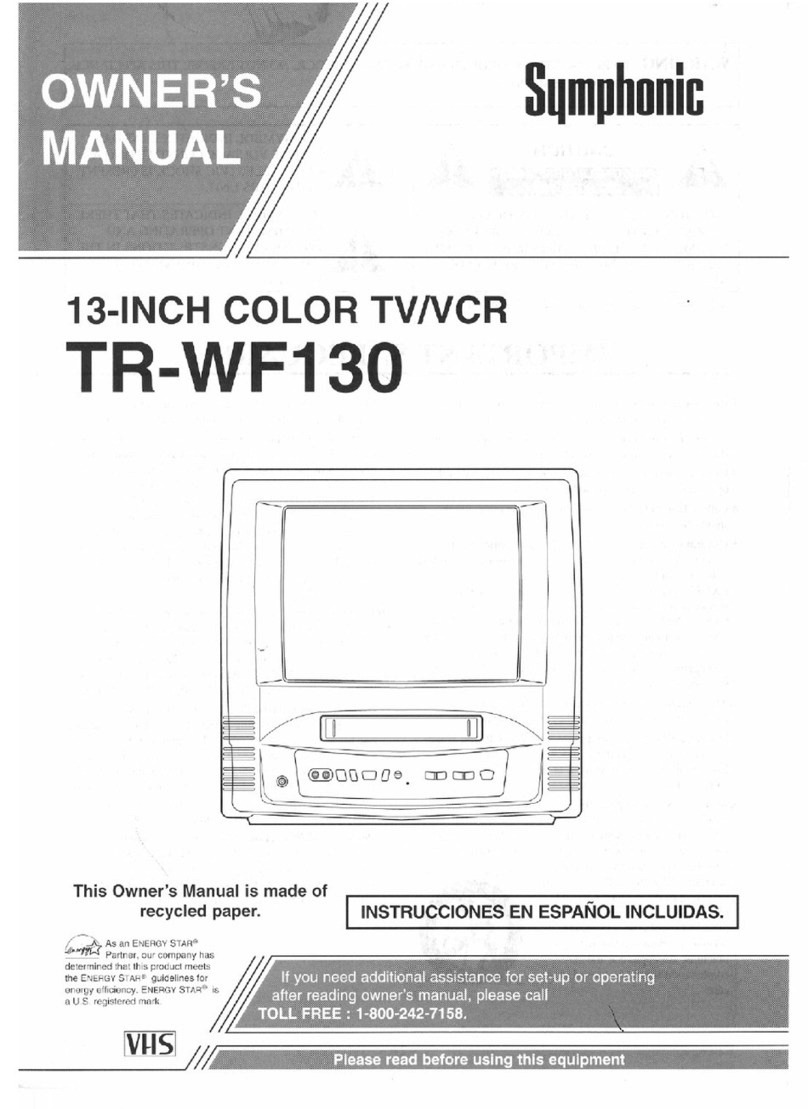 Symphonic TR-WF130 User manual