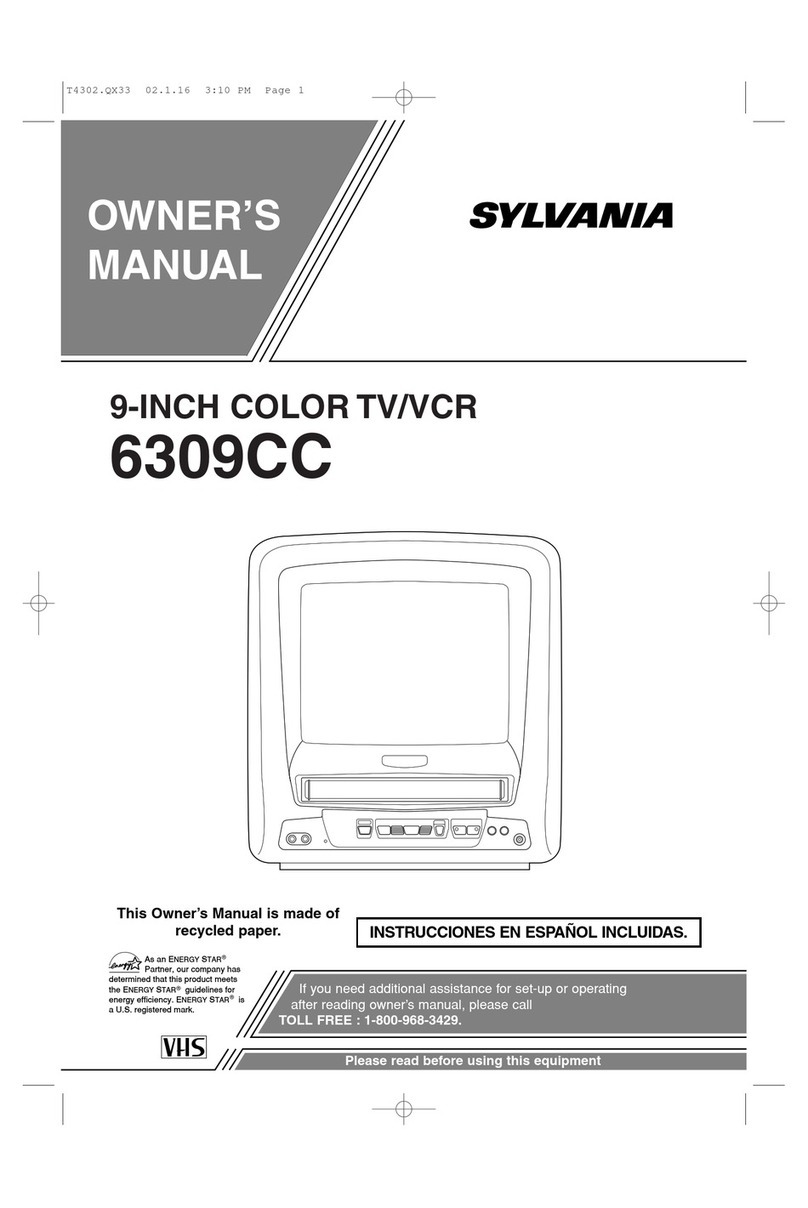 Sylvania 6309CC owner's manual