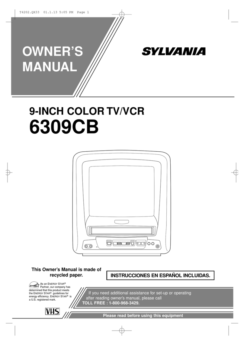 Sylvania 6309CB User manual