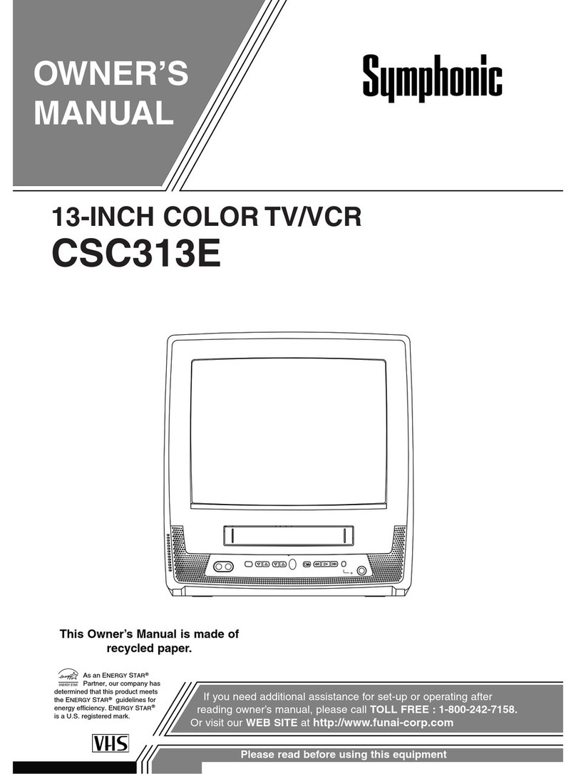 Symphonic CSC313E owner's manual