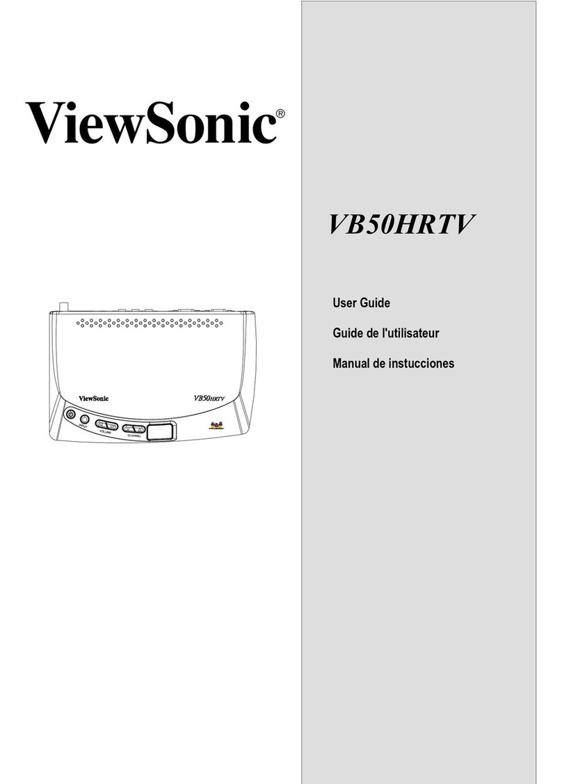 ViewSonic VB50HRTV User manual