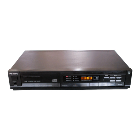 Philips CD 480 User manual