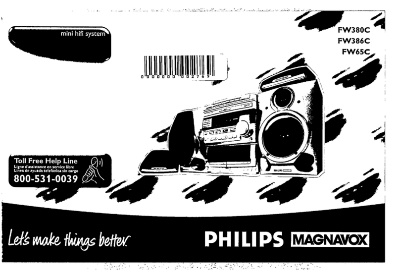 Philips Magnavox FW380C User manual