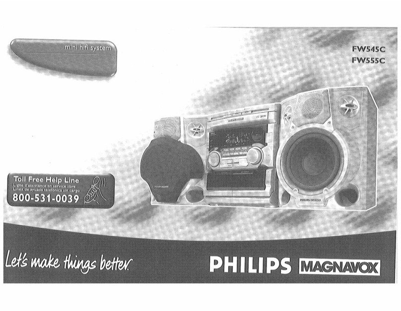 Philips FW545C User manual