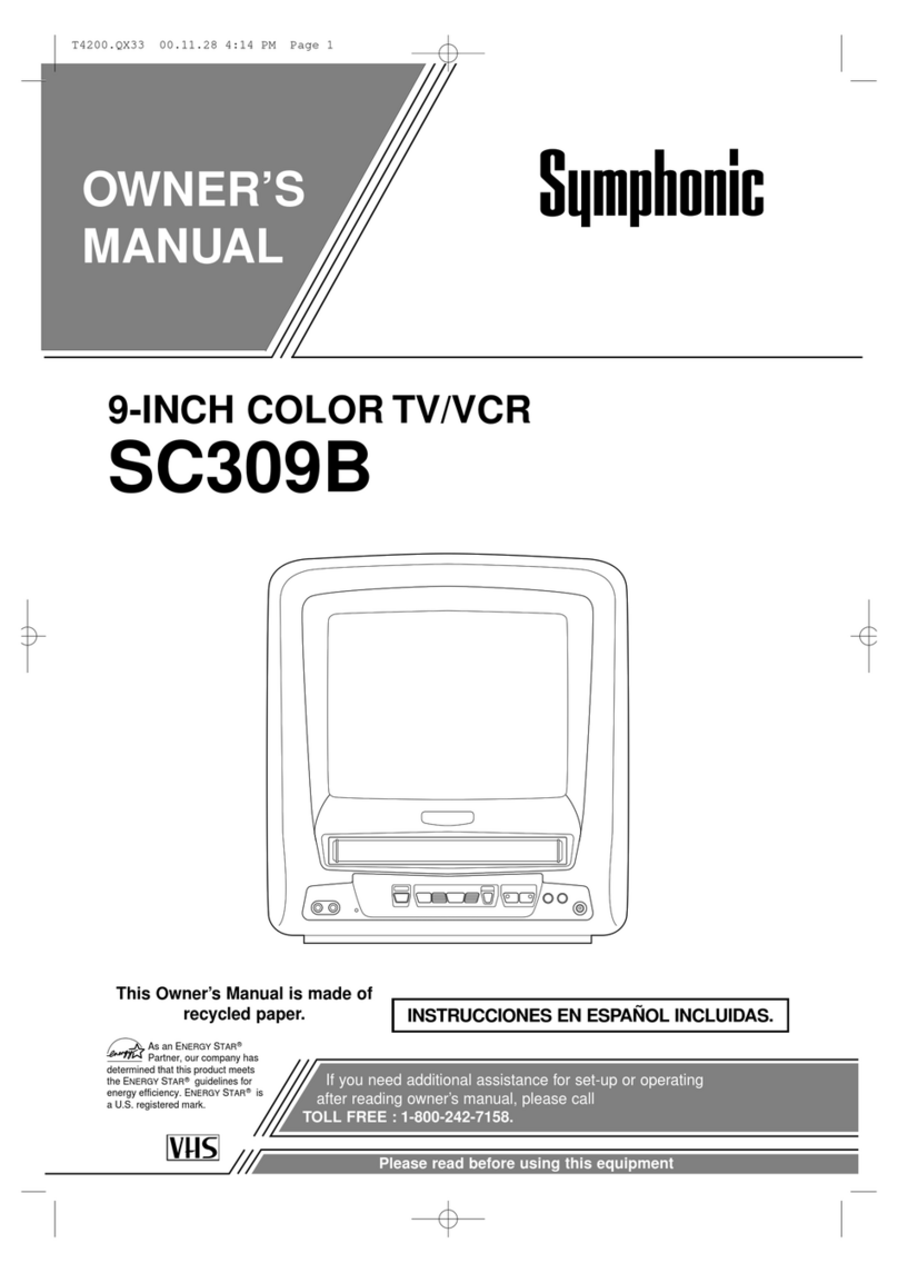 Symphonic SC309B User manual Symphonic SC309B User manual