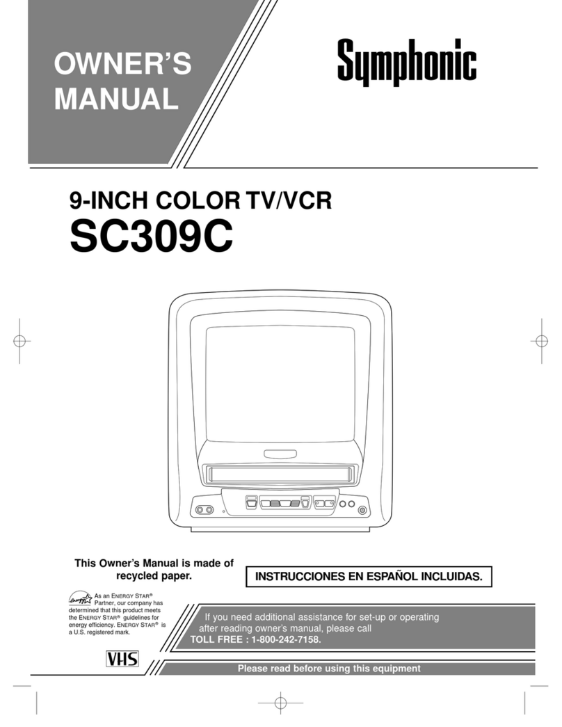 Symphonic SC309C User manual Symphonic SC309C User manual
