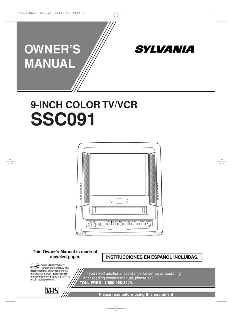 Sylvania SSC091 owner's manual