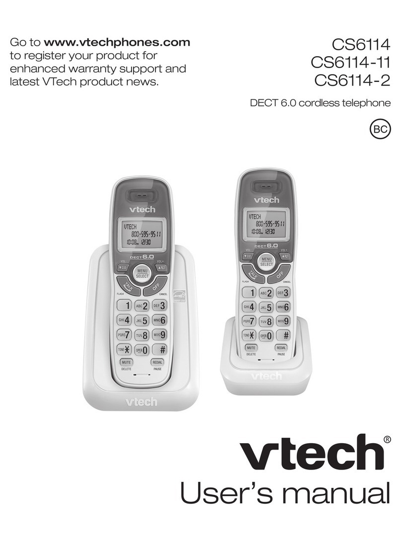V-tech CS6114 User manual