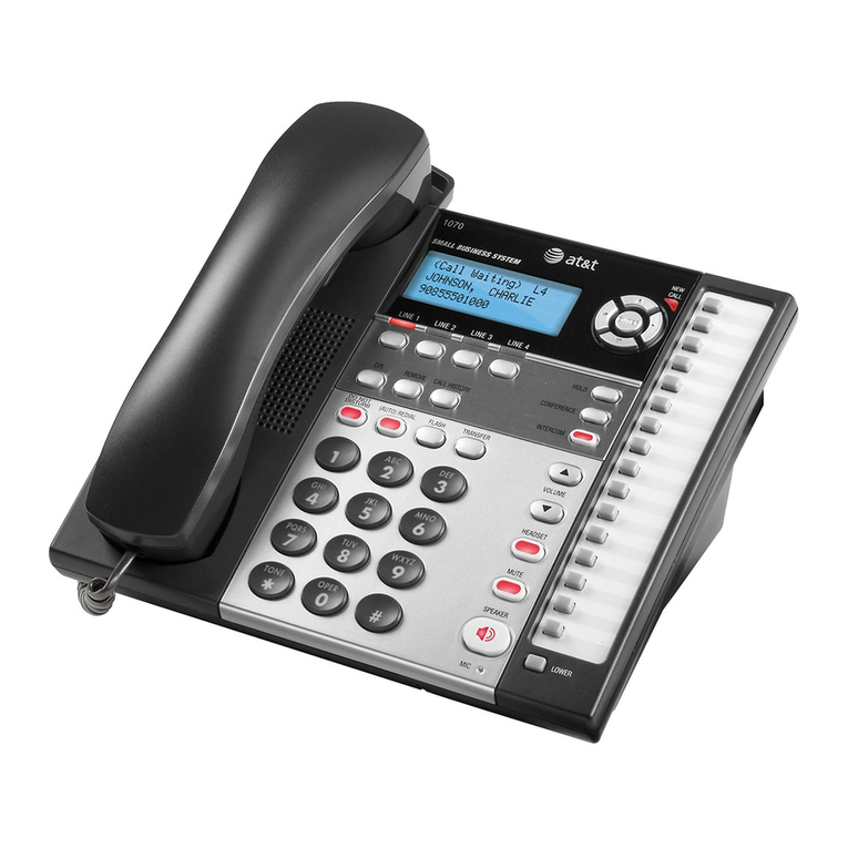AT&T 1070 User manual AT&T 1070 User manual