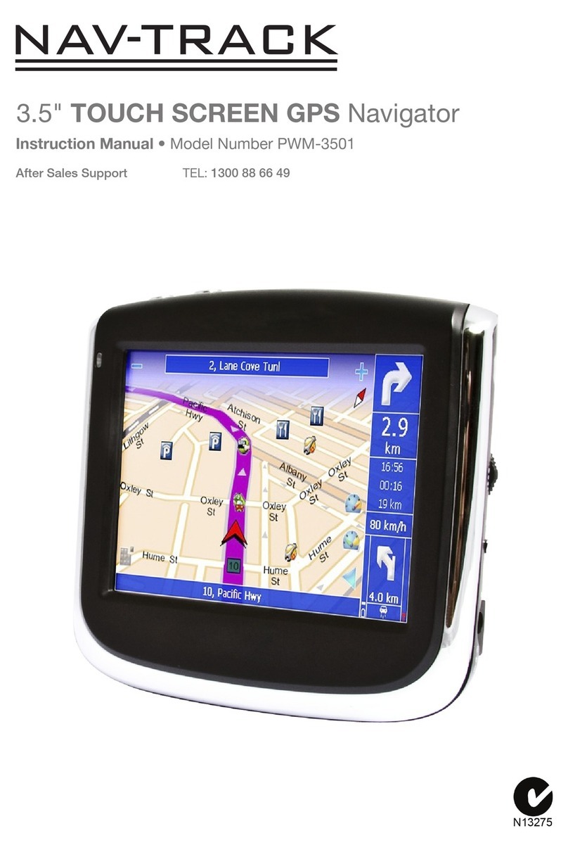 NAV-TRACK PWM-3501 instruction manual